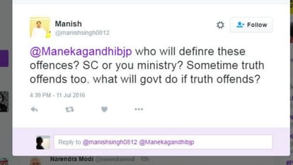 maneka gandhi trolled on social media