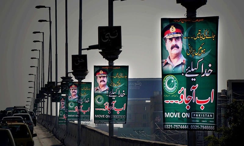 Mysterious banners urging COAS to take over put up across country