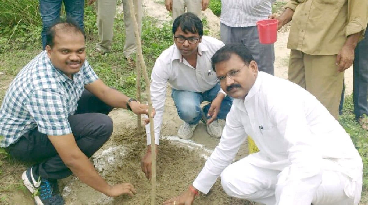 Floods in the district's goal of planting done the math