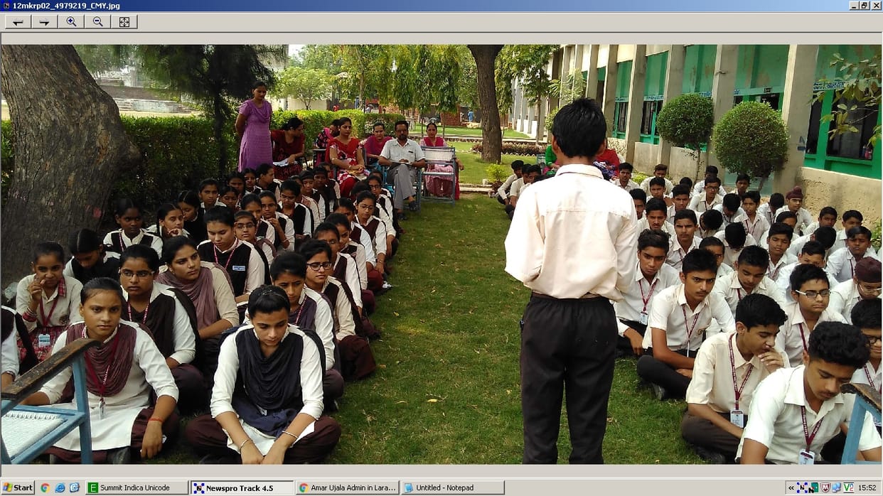 lecture championship, Sukhman took first position, DAV high school, muktsar, jalandhar