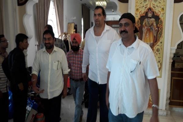 the great khali dilip singh rana karnal visit to meet friends, special interview