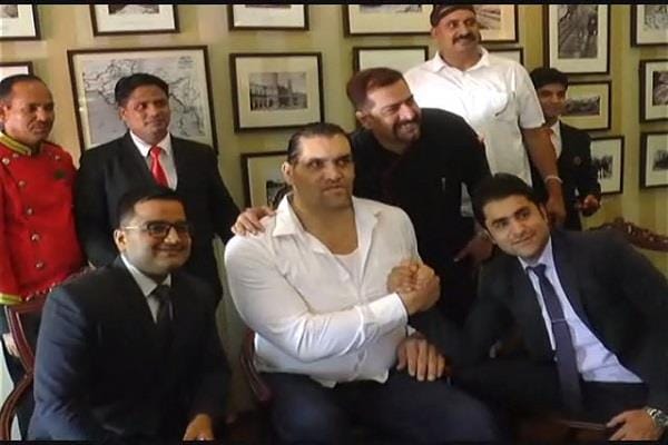 the great khali dilip singh rana karnal visit to meet friends, special interview