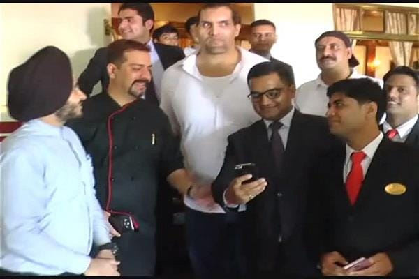 the great khali dilip singh rana karnal visit to meet friends, special interview