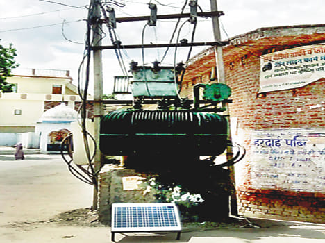Transformer housed in the open events are courting