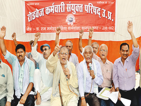 Roadways workers raised their voices