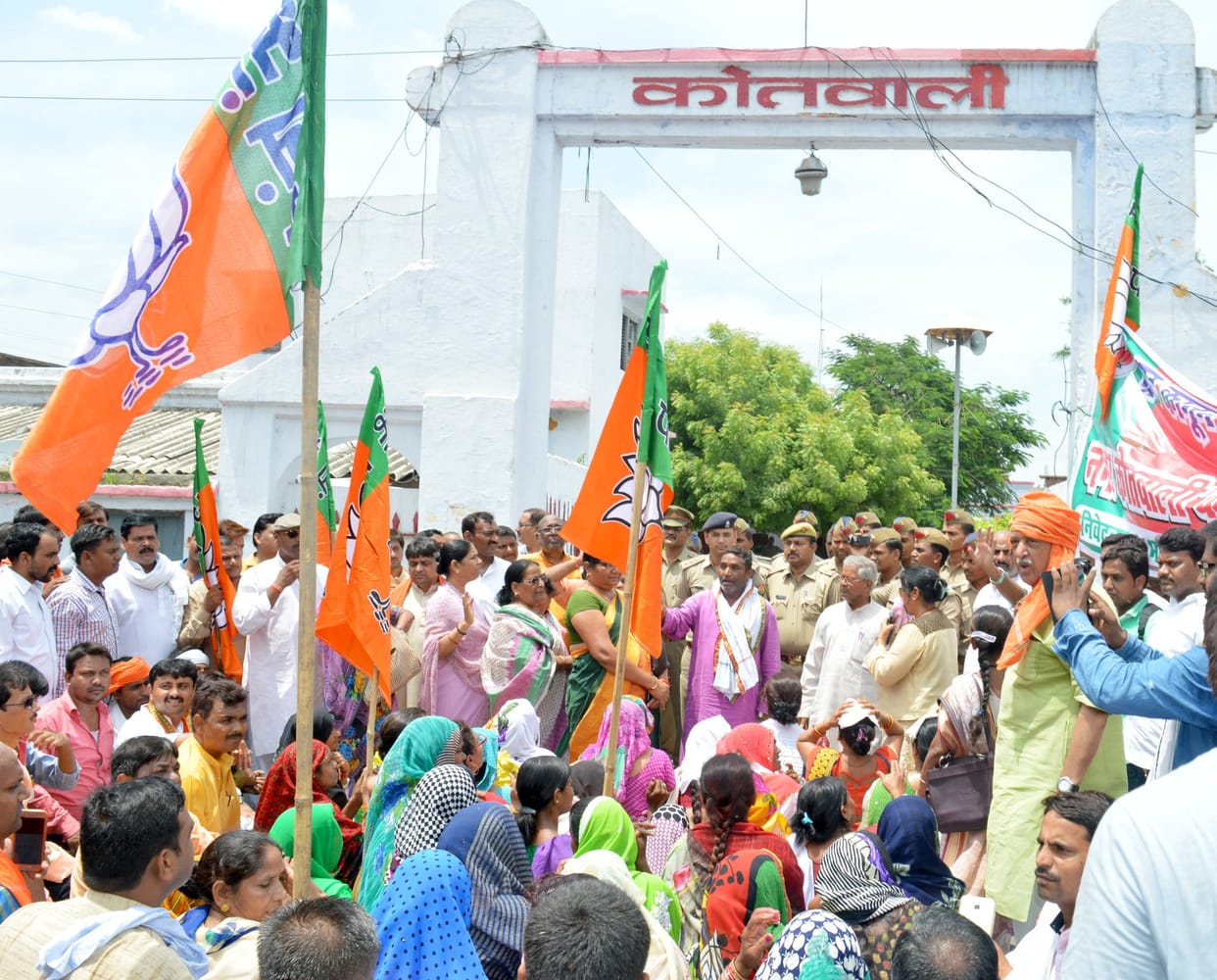 BJP march