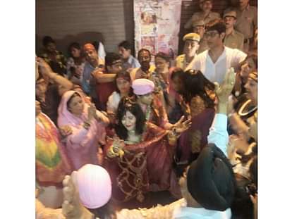 radhe ma dancing in chintapurni mandir
