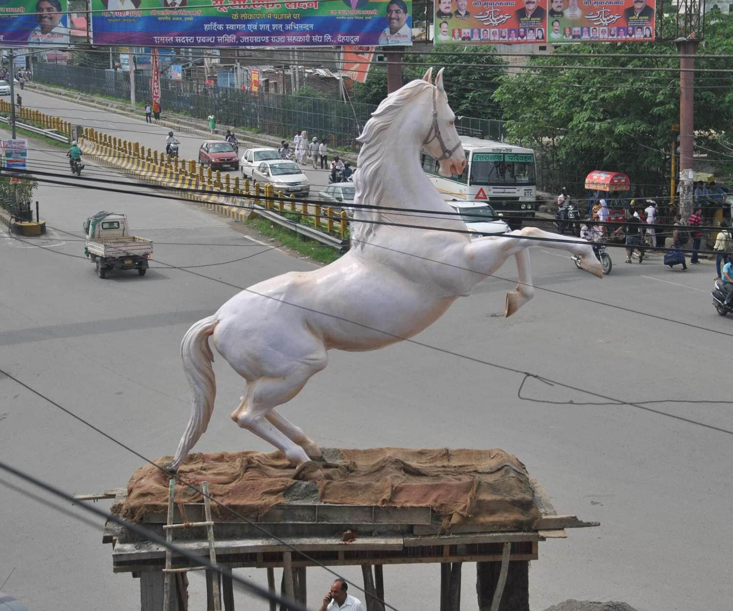 astrology on removing police horse shaktiman statue