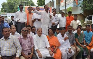 Only BJP out of power station appeared Krnlganj