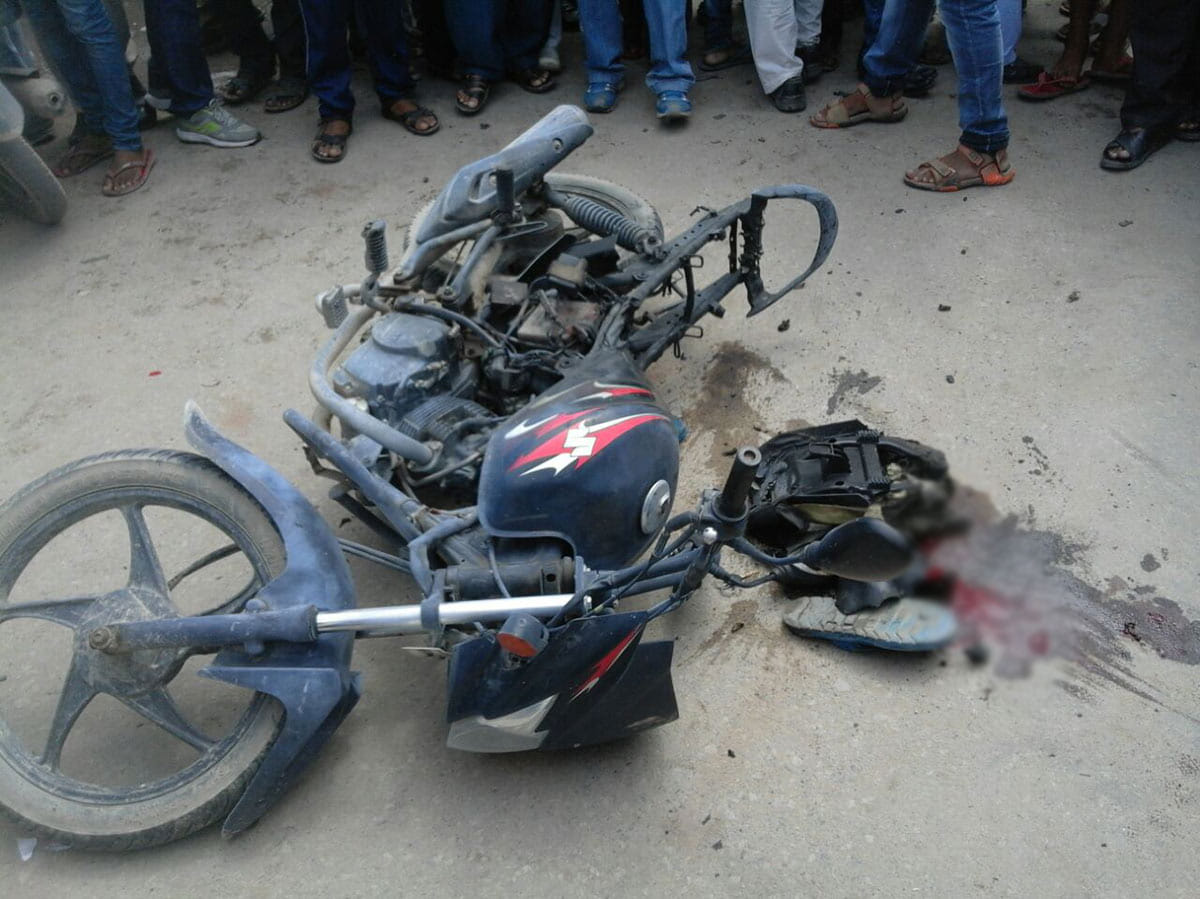 bomb blast in court of bihar