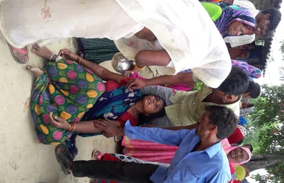 A man murdered a woman in kakori and got beaten till death.