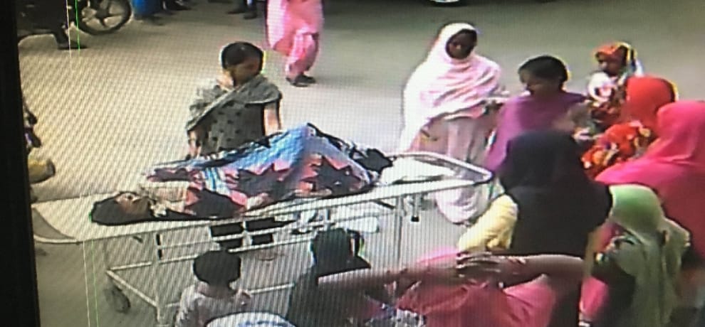 Not admitted to maternal , child outdoors