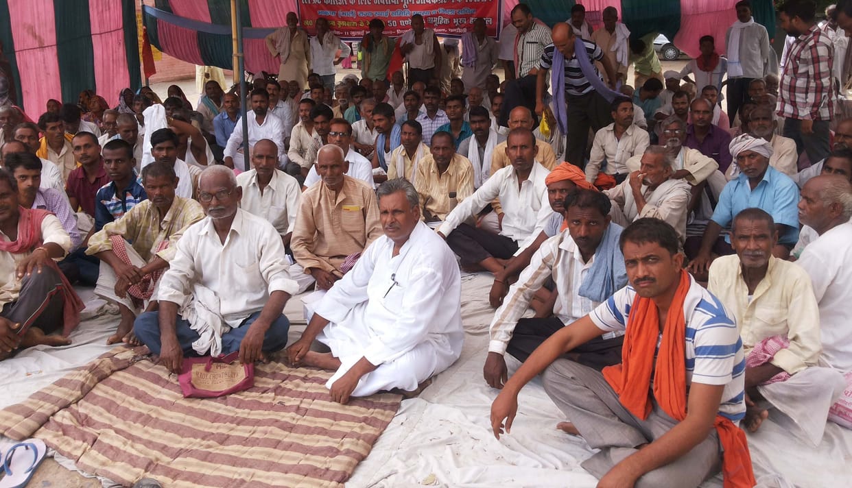 Farmers on hunger strike