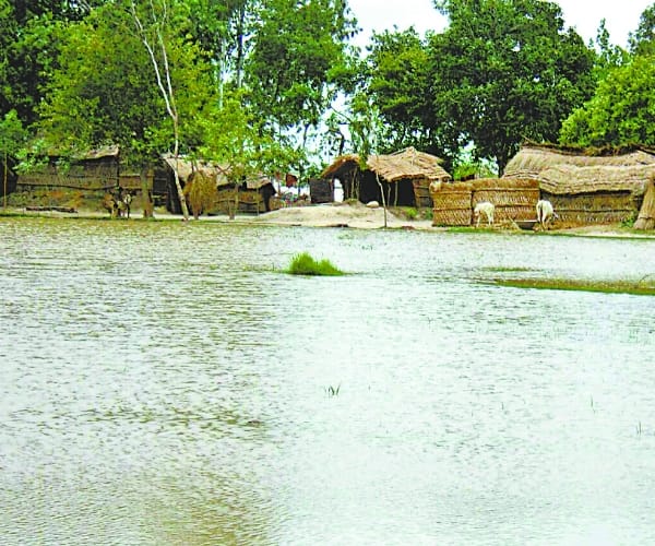 Flood in Bahraich.
