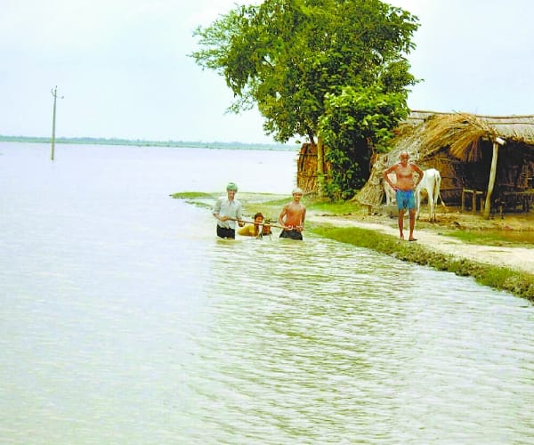 Flood in Bahraich.
