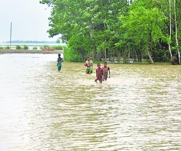 Flood in Bahraich.