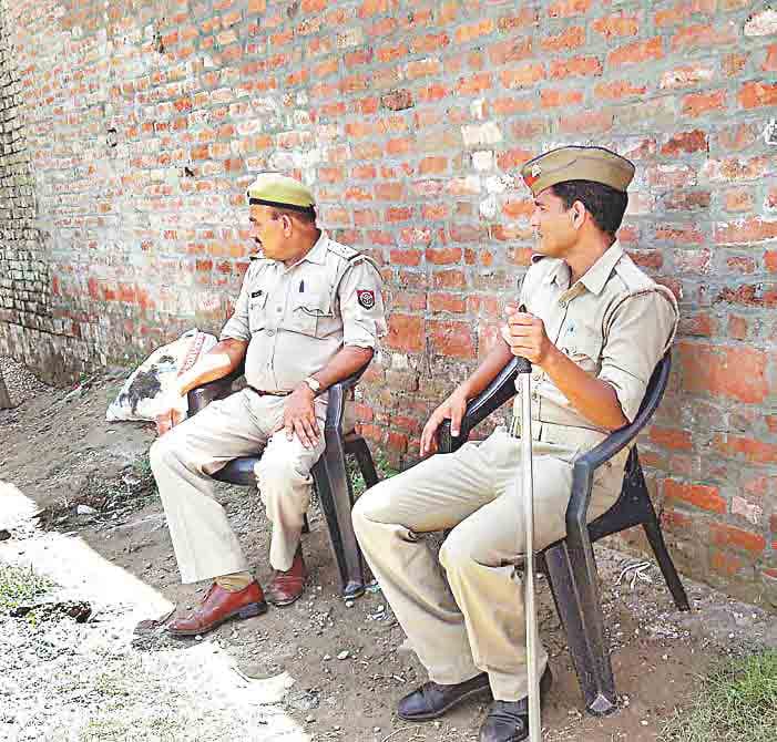 ladies became angry against police