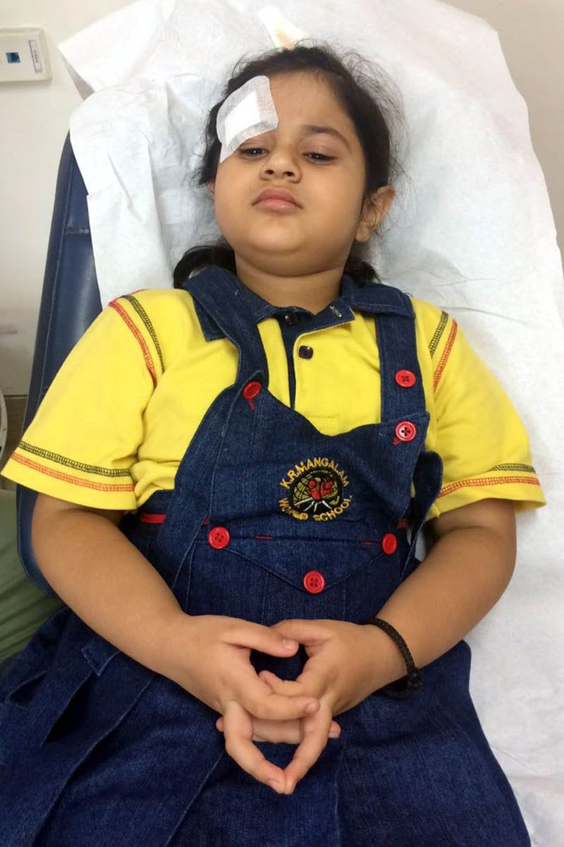 Negligence of the school, under threat of child