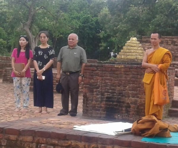 Thailand's ambassador visits shravasti.