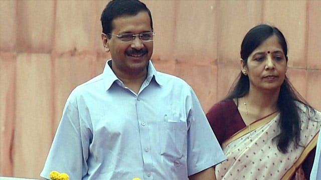 Kejriwal's wife took VRS 