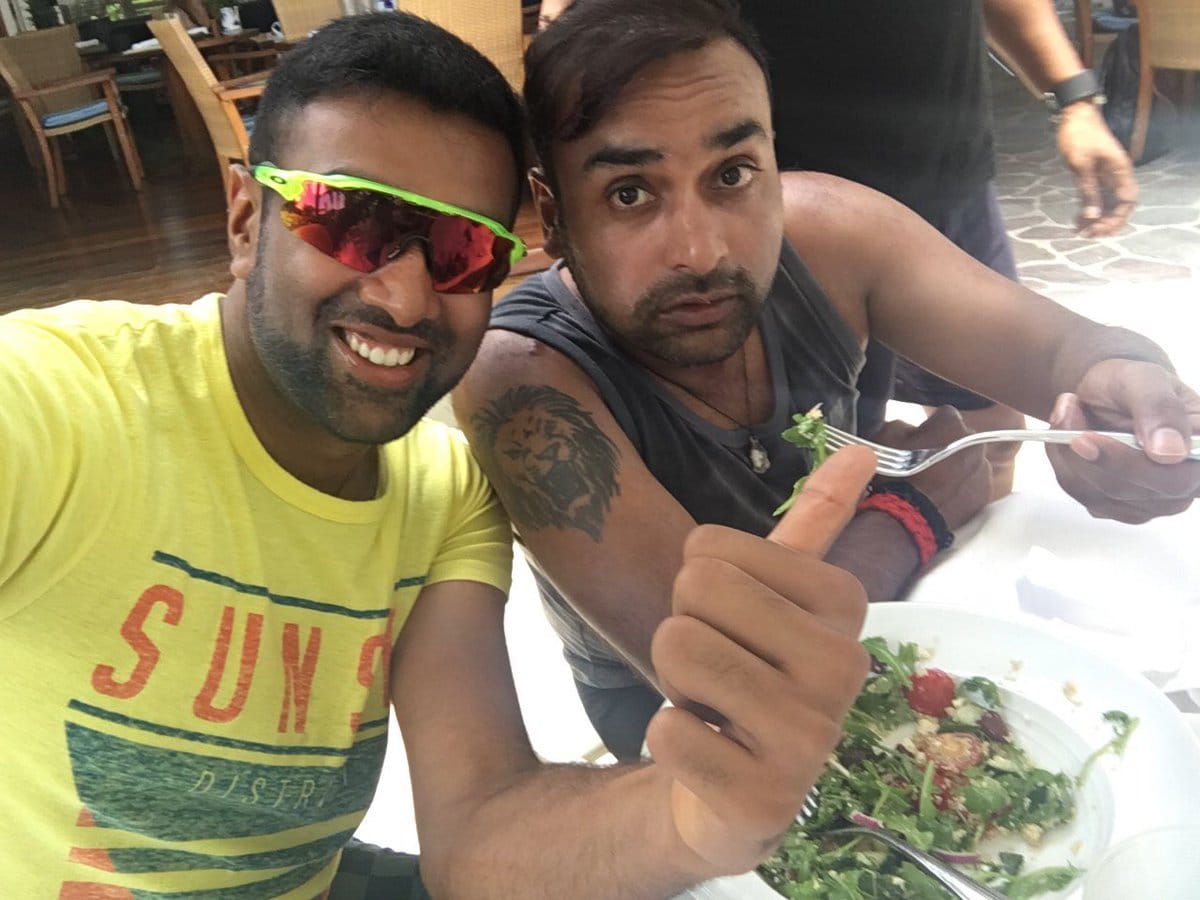 Team India enjoying at nevis