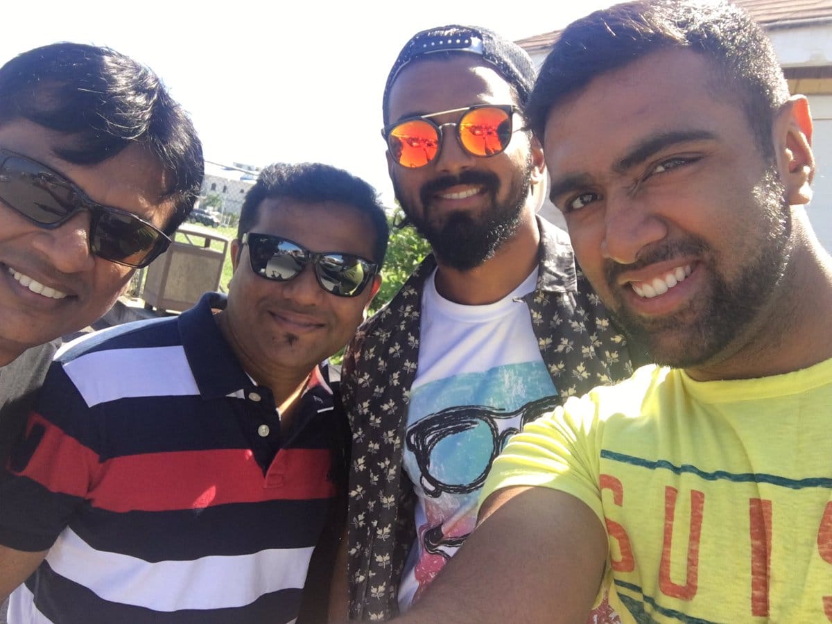 Team India enjoying at nevis