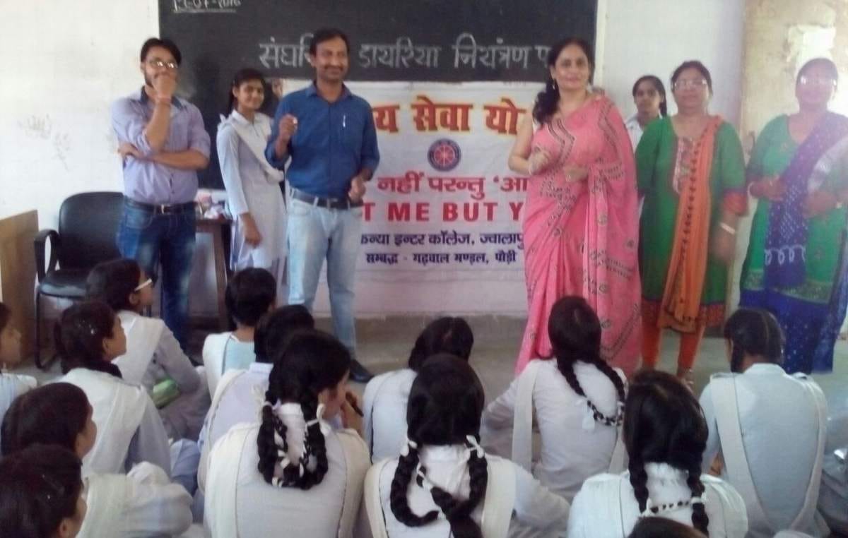 Tell students how to prevent diarrhea