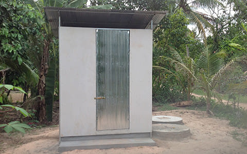 officers asked deity to give permission to make toilet.