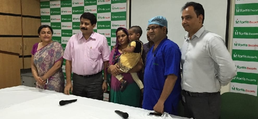 New life: two year-old girl operation, pulled cricket ball size Tumor from her mind