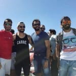Team India at a bonding session in Saint Nevis ahead of the first test against West Indies