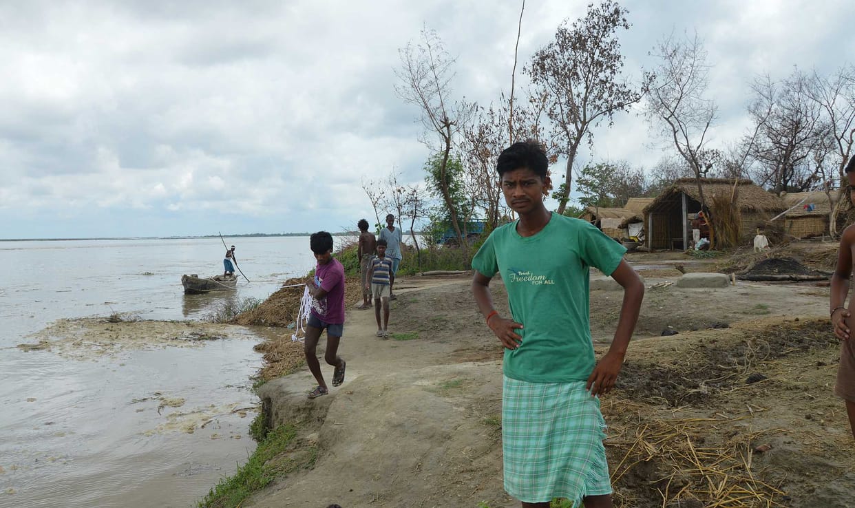 13 villages came close ghagra, Ganjar area Panic