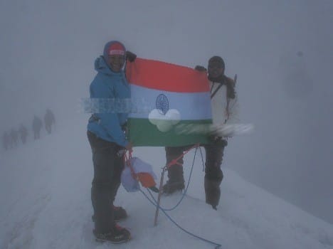 Arunima sinha Climbs at sixth highest peak of the world.