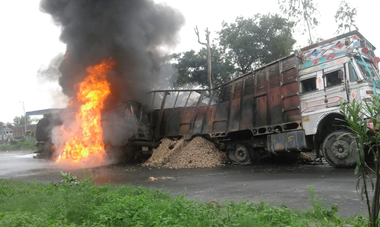 accident in basti district of uttar pradesh