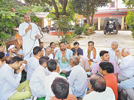  Only BJP, SP and BSP were on sharp jab