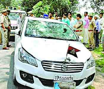 two children injured to the IG Zone car collision 