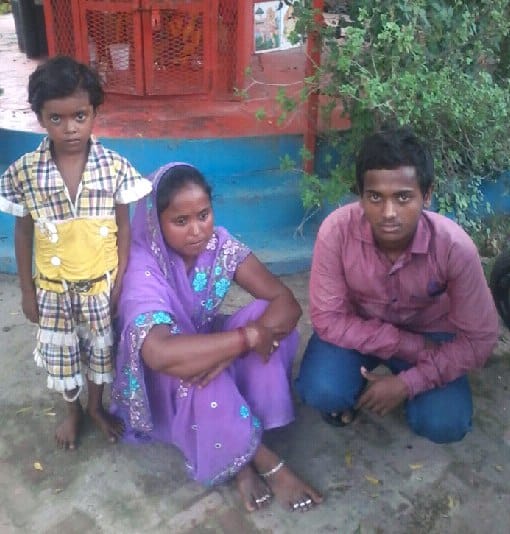 Widow of murdered strangled, body thrown