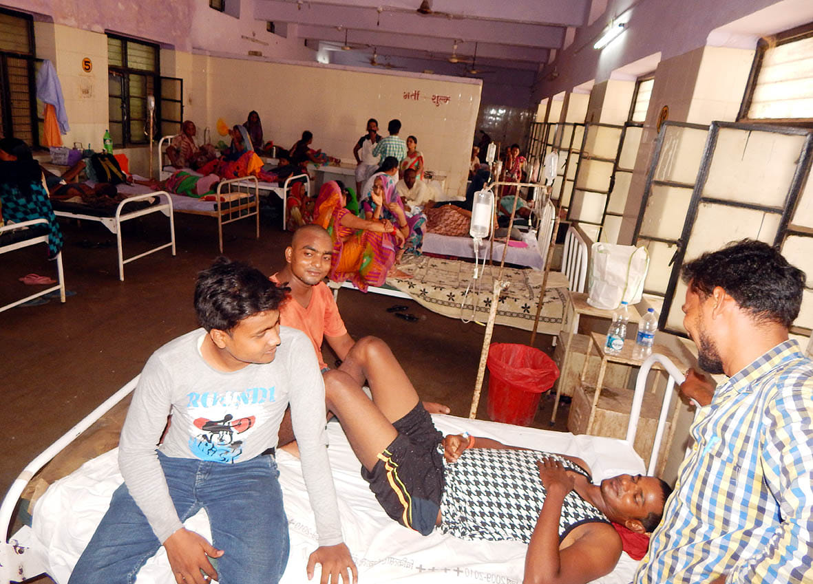 Ptah district hospital from viral fever patients