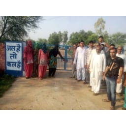 bhiwani news, water house, locked, challenge, protest