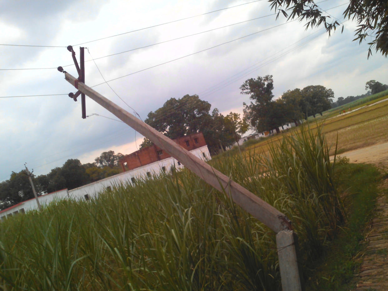 Mad six broken poles supplied