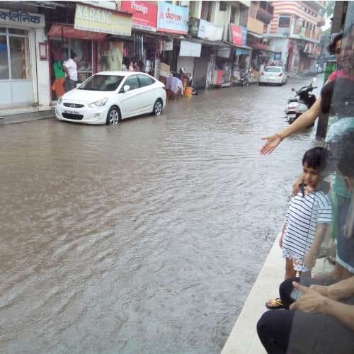 Heavy rain in himachal Pradesh