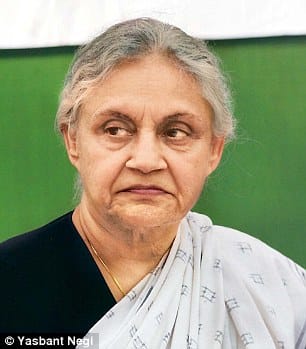  Sheila Dixit is the CM candidate in upcoming election