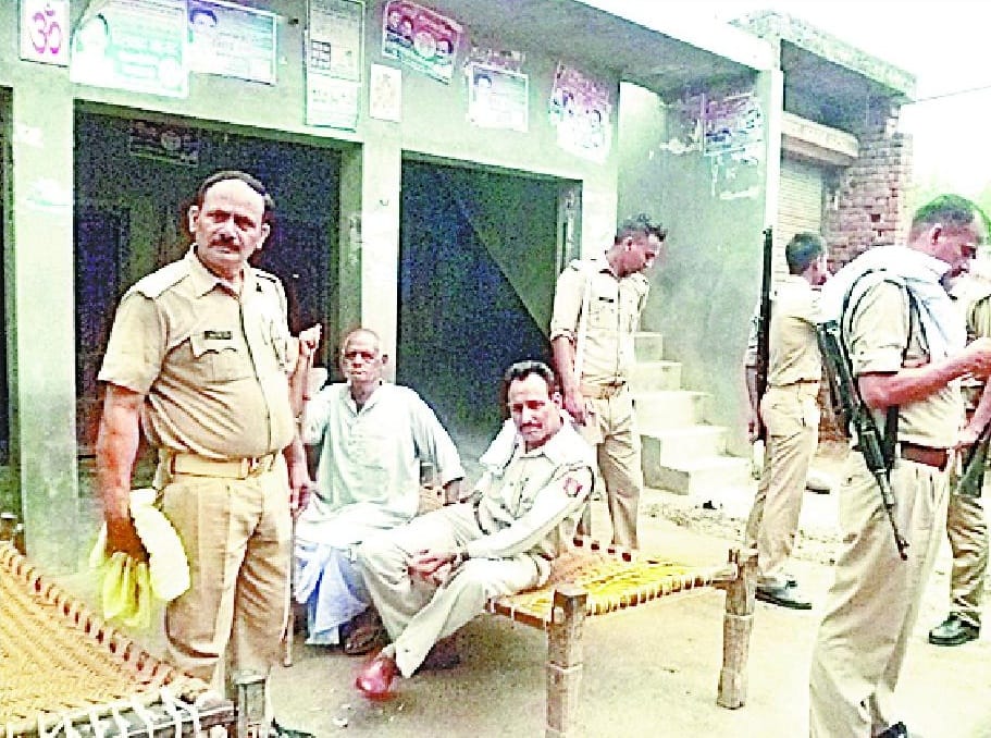 Principal supporters and villagers clash