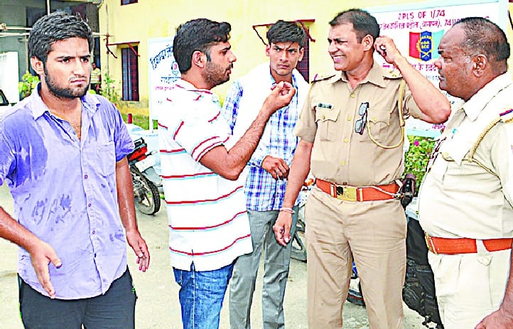 Two student factions clash