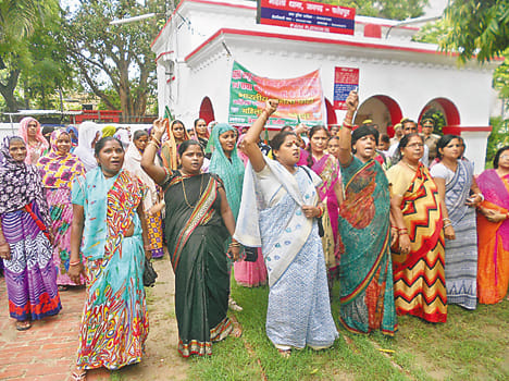 BJP leaders said police cordon girl