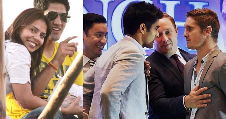 boxer vijender singh fight australia boxer kerry hope, meet vijender wife archana