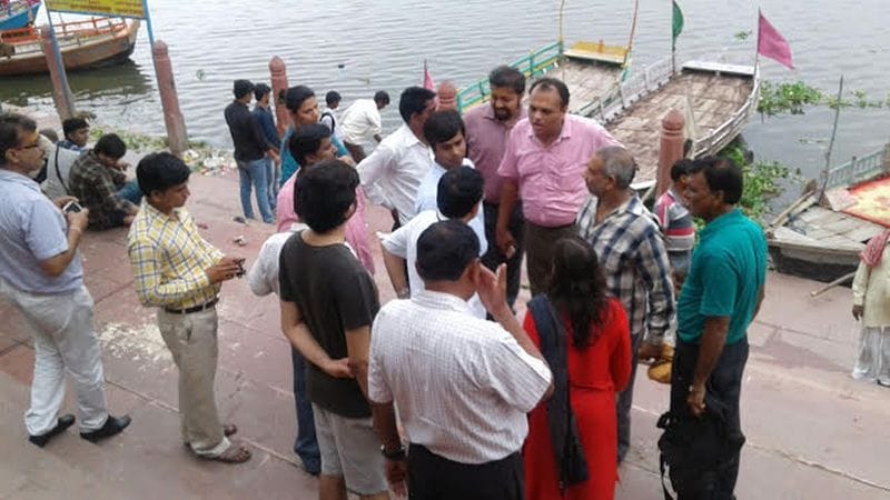 central team visit heritage city site in mathura