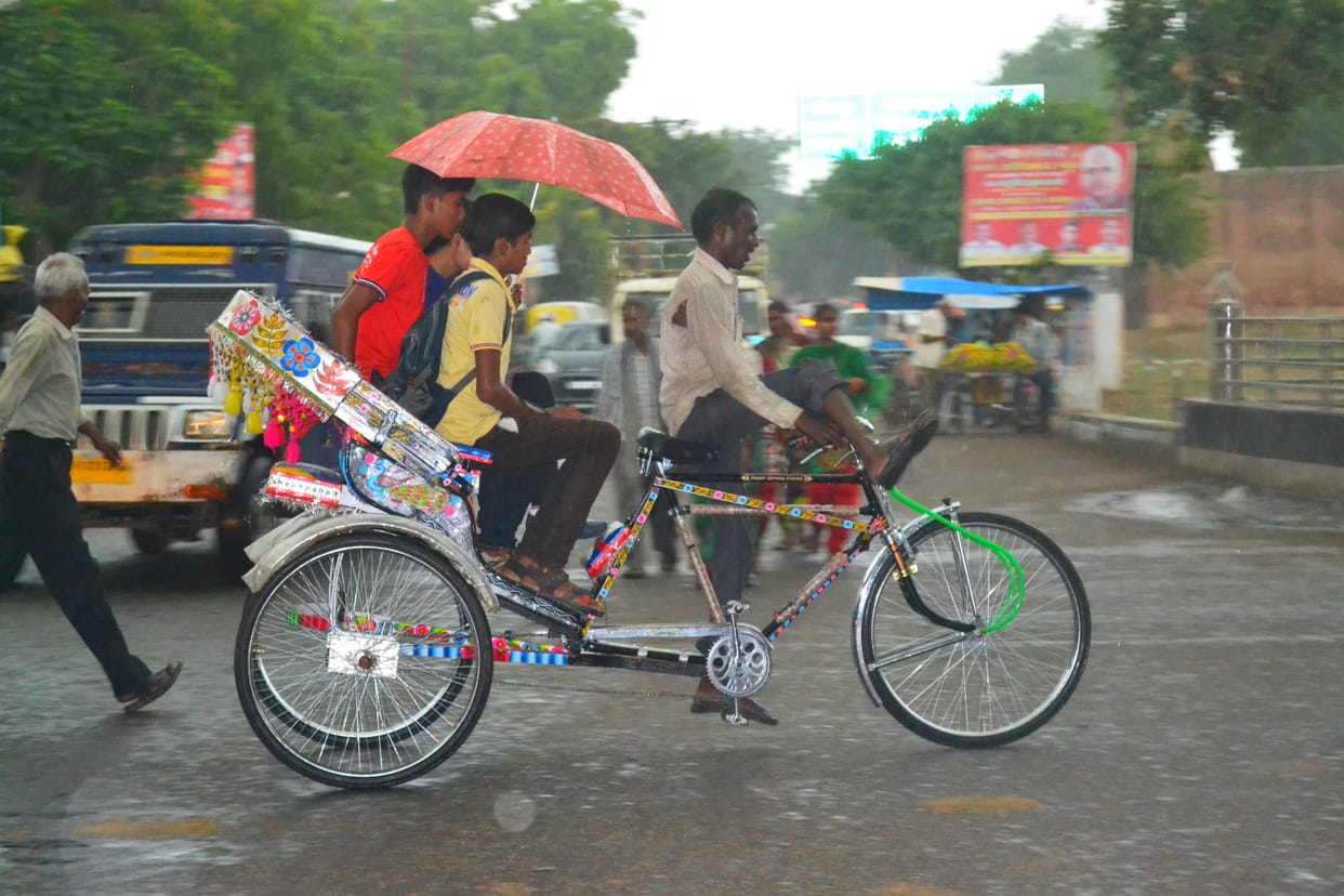 Drizzle drizzle fell from Temperature, heat relief