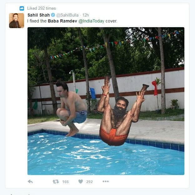 baba ramdev on cover page of india today