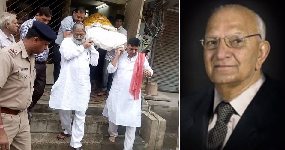 vishwa prakash walia funeral, international footballer funeral, footballer funeral, ambala, haryana