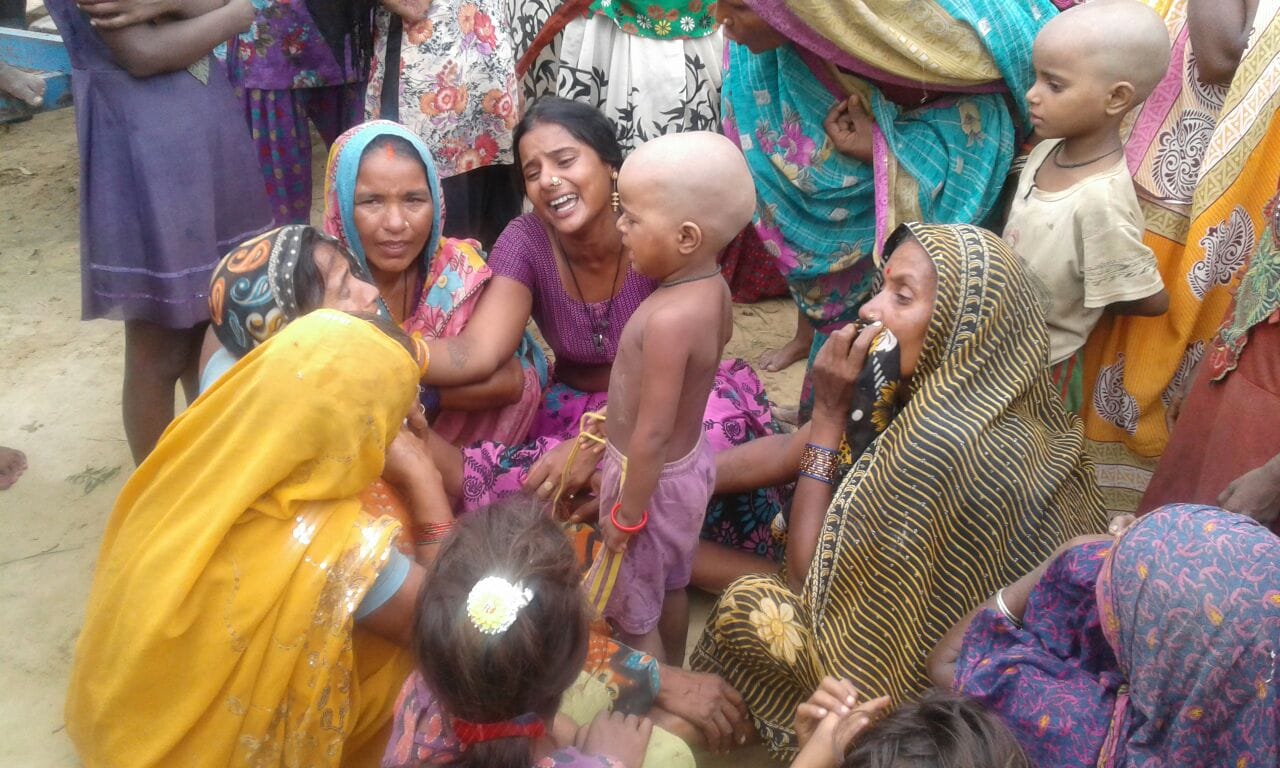 leopard attacks and kiiled a girl child in balrampur